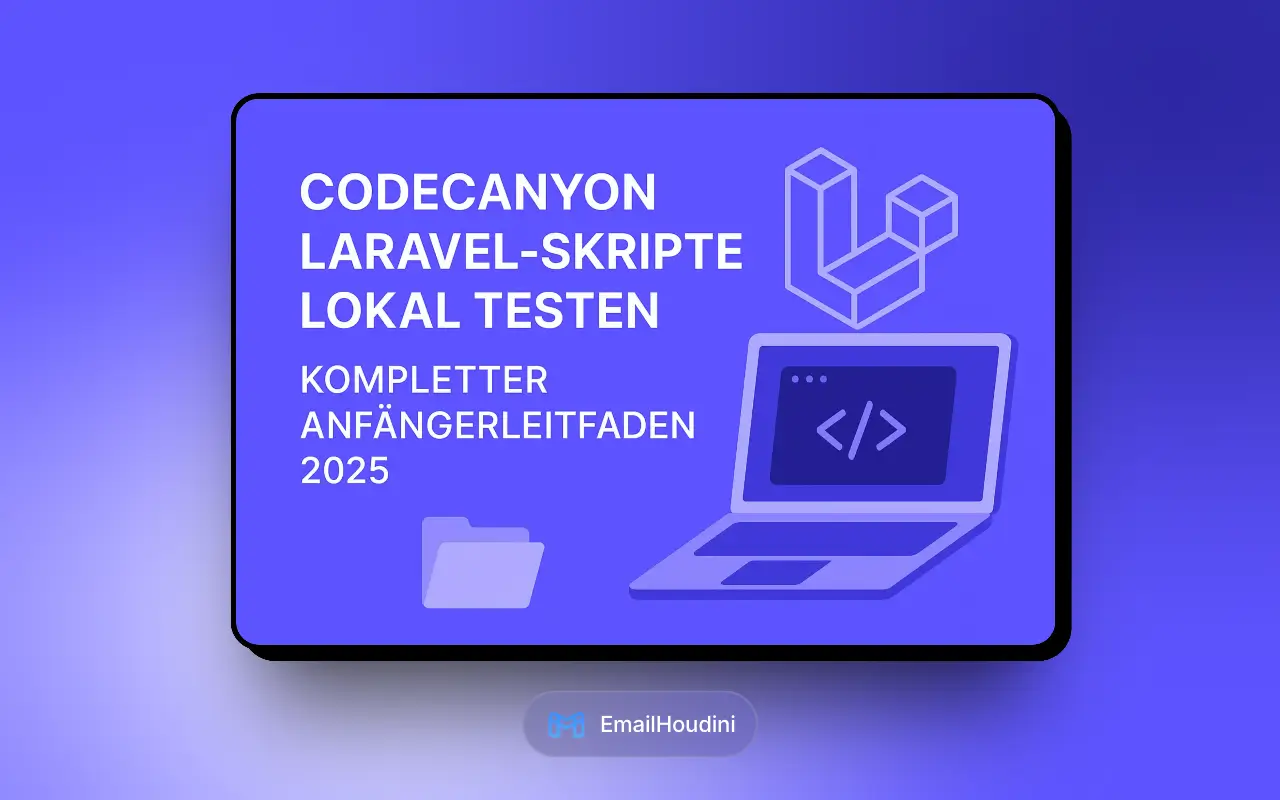 CodeCanyon Laravel-Skripte lokal testen: Kompletter Anfänger-Leitfaden 2025